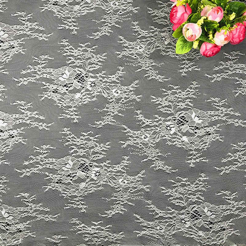 Lace Trim Dress Geometric Nylon Lace Fabric for Women's Wear Wholesale 2
